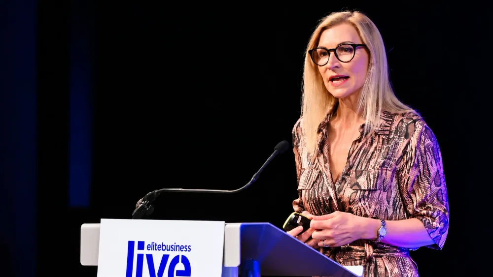 Alison Shadrack speaking at Elite Business Live