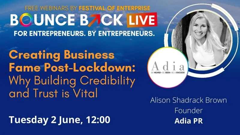 Festival of Enterprise – Bounce Back Live