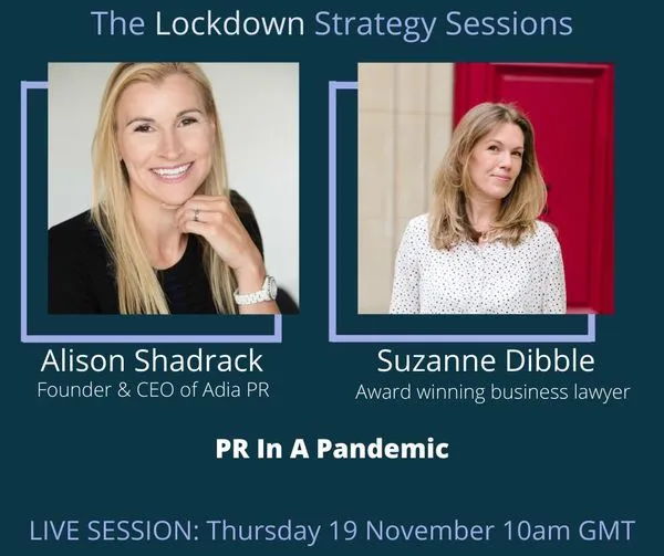 Lockdown Strategy Sessions: Suzanne Dibble